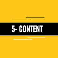 5- Content Creation