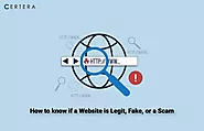How to know if a website is Legit, Fake, or a Scam?