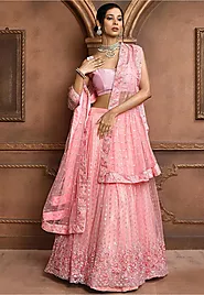 Exude Sophistication and Elegance with Pink Lehengas 