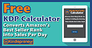 Kindle Best Seller Calculator: Converts Amazon Sales Rank