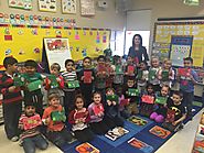 Mrs. Lotano's Kindergarteners make Cards for Hospitalized Kids