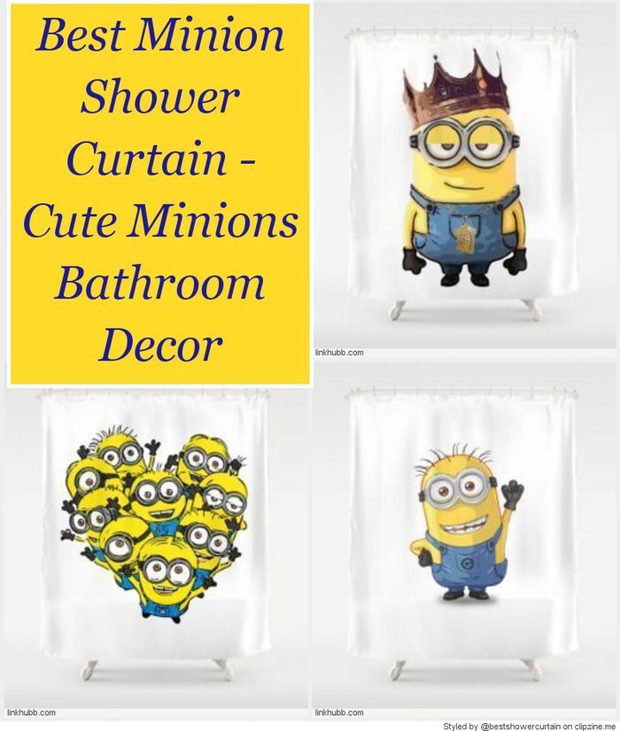 Cute Minion Shower Curtain Designs Fun Minions for Your Bathroom