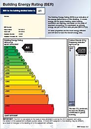 - BER (Building Energy Rating), BER Certificate