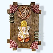 Colorful Ganesha Mural for home | Wall decoration piece for gift and home decor | 19sw | Krishna Collections Canada