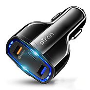Quick Charger, 3 Port Fast Car Charger Adapter