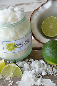 Coconut Lime Sugar Scrub - The Idea Room