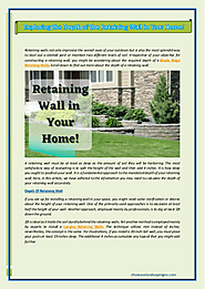 Exploring the Depth of the Retaining Wall in Your Home