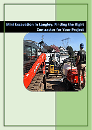 Mini Excavation in Langley