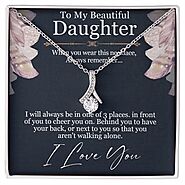 Express Your Love with a Meaningful Gift: 'To My Daughter' Necklace from Mom