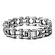 Website at https://bikerjeweler.com/products/sterling-silver-bike-chain-bracelet