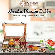Stylish Wooden Masala Dabba (Spice Boxes)