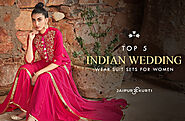 5 INDIAN WEDDING WEAR SUIT SETS FOR WOMEN – Jaipur Kurti