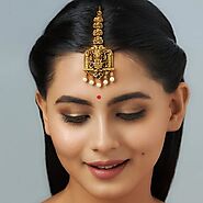 Designs for Maang Tikka Sets for Bride | Starting from 340 - Kushal's Fashion Jewellery