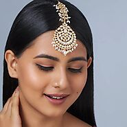 Exquisite Kundan Maang Tikka Jewelry: Timeless Elegance