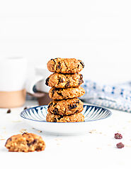 Oatmeal Cookies with Raisins | Soft, Chewy & Vegan - The Garden Party