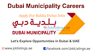 Dubai Municipality Careers | Apply For Dubai Municipality Jobs