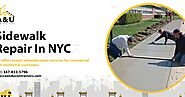 With A And U Contractors Your Experienced Sidewalk Repair NYC And Concrete Professionals In The New York City: