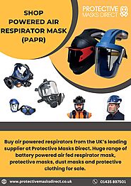 Powered Air Respirators | Battery Powered, Air Fed, Hooded Masks