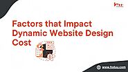 Factors that Impact Dynamic Website Design Cost | FODUU