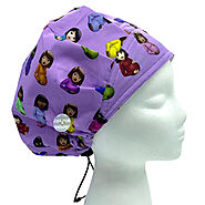 Labor & Delivery Scrub Cap | Pregnant Emoji Bouffant – Sunshine Caps Co.