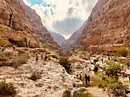 Emerald Water at Wadi Shab