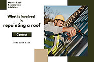 What is involved in repointing a roof?