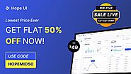HopeUI Pro at 50% OFF in our Epic Mid-Year Sale! 🚀 Limited Time Only! | Iqonic Design