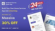 [24 Hours Left] Don't Miss Out on 30% OFF! Handyman App in Our Mid-Year Sale! | Iqonic Design