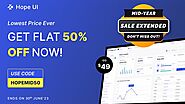[Sale Extended] Hope UI Pro at 50% OFF on Mid-Year Sale! 🚀 Limited Time Only! | Iqonic Design