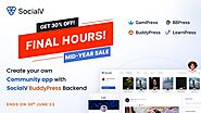 [Final Hours] Get SocialV at 30% OFF on Mid-Year Sale! Create your Own Community Platform!