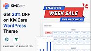 Get 30% Off On KiviCare WordPress Theme on Steal Of The Week Sale! | Iqonic Design