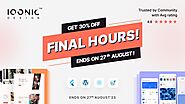 [Few Hours Left Only] 2nd Steal of the Week Sale! Get 30% OFF on Flutter Apps | Iqonic Design