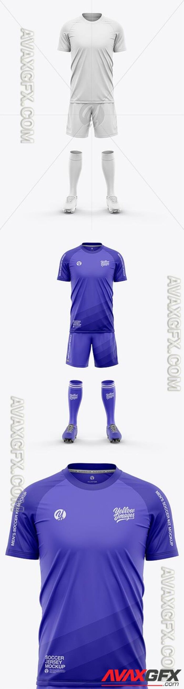 Men’s Full Soccer Kits Mockups (sport apparel design) A Listly List