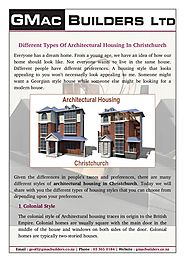 Find Out Different Ideas About Architectural Housing In Christchurch
