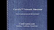 Cert-Ex Network Simulator : How to load a lab exercise and execute the related instructions.