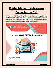 Digital Marketing Agency - Cyber Puzzle Net