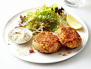 Salmon Cakes With Salad : Food Network Kitchen : Food Network