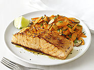Glazed Salmon With Spiced Carrots : Food Network Kitchen : Food Network