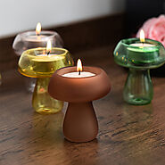 Mushroom-shaped Candlestick Lamp - L A E X C E L S A