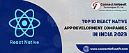 Top 10 React Native App Development Companies in India 2023