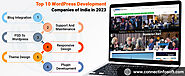 Top 10 WordPress Development Companies of India in 2023 - Connect Infosoft