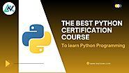 Best Python Certification Course to learn Python Programming