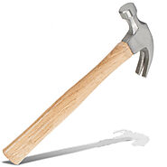 Wooden Handle Claw hammer