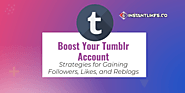 How to Boost Your Tumblr Account: Strategies for Gaining Followers, Likes, and Reblogs | Instantlikes.co
