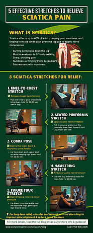 5 Effective Sciatica Stretches to Relieve Sciatica Pain - Complete Spine Solutions