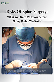Risks Of Spine Surgery: What You Need To Know Before Going Under The Knife