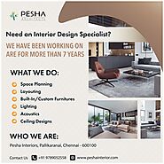 Interior design company in chennai