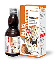 Dog Multivitamin Syrup for Optimal Growth and Health