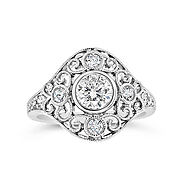 Solitaire Diamond Engagement Rings | Gold and Platinum Rings IN