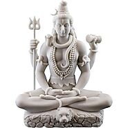 Shiva Sitting in Meditating Pose